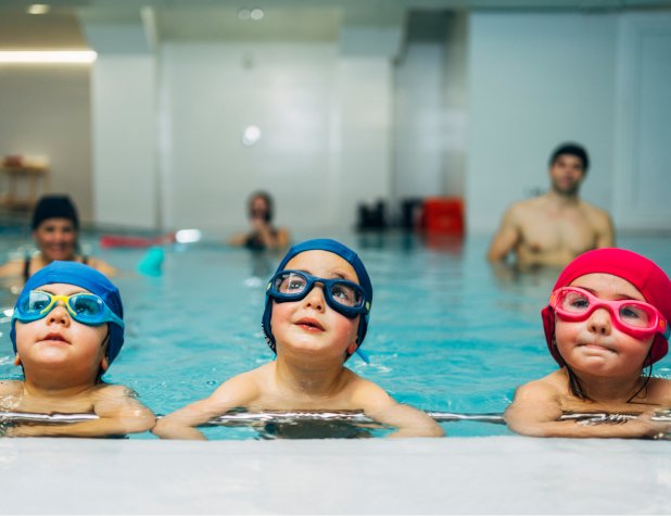 Piscina infantil para niños